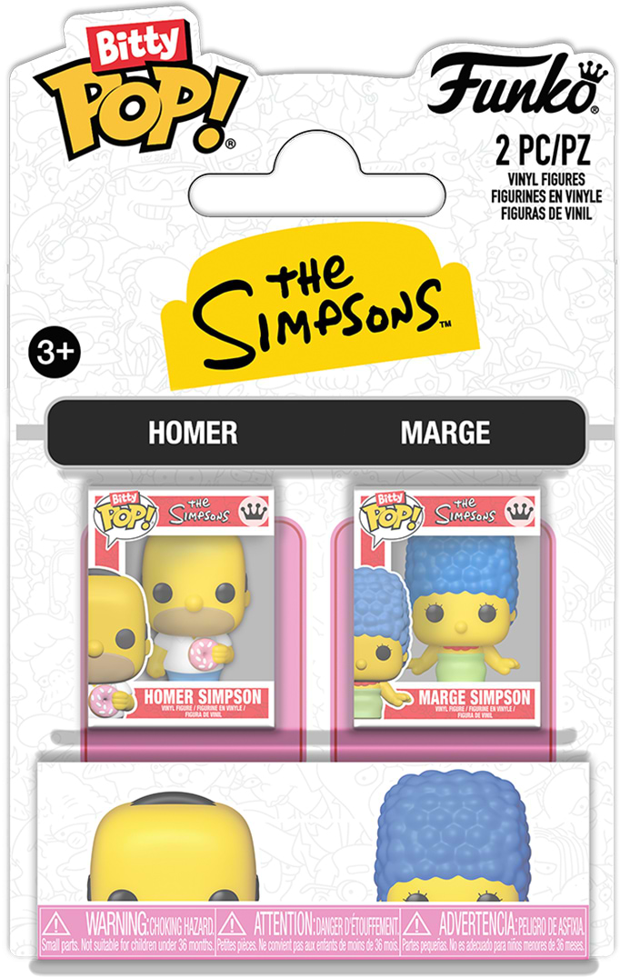 Набор игровых фигурок FUNKO BITTY POP! серии Симпсоны – ГОМЕР И МАРДЖ (94217)